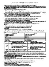 Chuyên đề bồi dưỡng học sinh giỏi môn Sinh học Lớp 10 - Chuyên đề 1 Giới thiệu chung về thế giới sống